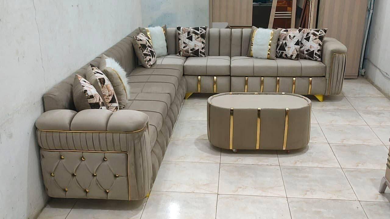 10 l L shape sofa - Image 1