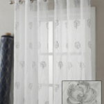 5meter grey flower lace