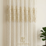 5meter embroidery lace beige