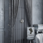 5meter grey curtains