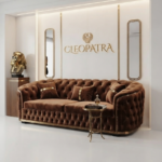 cleopatra brwon 3 seter royal tufted sofa (Copy)