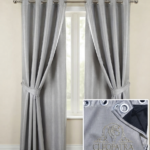5m grey blockout curtains