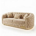 2 seater begie cleopatra sofa