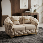 2 seater beige sofa