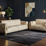 3&2 seater beige sofa