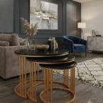 Black coffee table