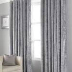 Plain grey 5m curtains