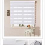 Size 1.2 zepra white colour blinds