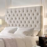 Cream queen headboard