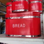 Breadbin red set