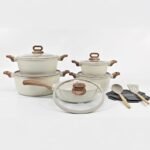 12pc cream pots set