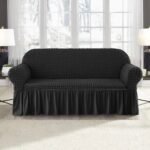 2-2-1-1 Black sofa cover