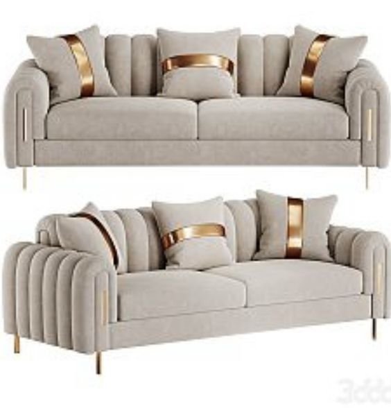 bf6b569ef9c6d0ea3ebf00274ae2087b 2 seater beige sofa set - Image 1